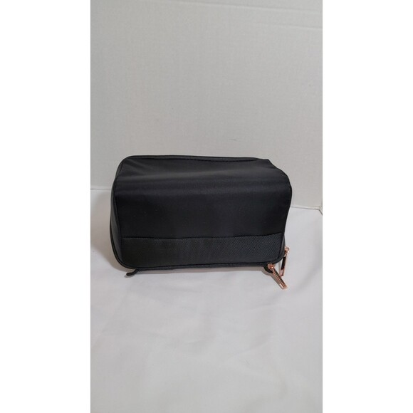 Samsonite Black & Rose Gold Nuroad Lay Flat Toiletry Kit Travel Organizer - Picture 3 of 8